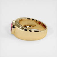 2.04 Ct. Padparadscha Sapphire Ring, 14K Yellow Gold 3