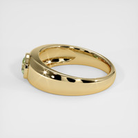 0.59 Ct. Yellowish Green Sapphire Ring, 14K Yellow Gold 4