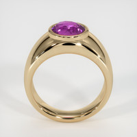 3.01 Ct. Purple Sapphire Ring, 14K Yellow Gold 3