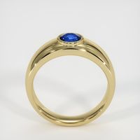 0.77 Ct. Sapphire Ring, 18K Yellow Gold 3