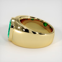 3.30 Ct. Emerald Ring, 18K Yellow Gold 4