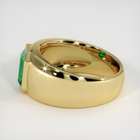 1.43 Ct. Emerald Ring, 18K Yellow Gold 4