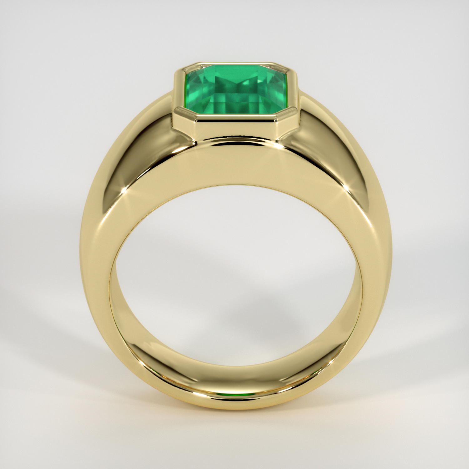 Mens real hot sale emerald rings