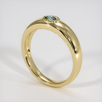 0.25 Ct. Gemstone Ring, 18K Yellow Gold 2