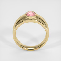 1.12 Ct. Padparadscha Sapphire Ring, 18K Yellow Gold 3