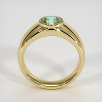 1.22 Ct. Green Sapphire Ring, 18K Yellow Gold 3