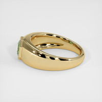 1.18 Ct. Green Sapphire Ring, 18K Yellow Gold 4