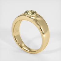 0.83 Ct. Yellow Sapphire Ring, 18K Yellow Gold 2