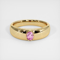 0.24 Ct. Sapphire Ring, 18K Yellow Gold 1