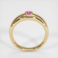 0.24 Ct. Sapphire Ring, 18K Yellow Gold 3