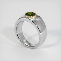 1.37 Ct. Gemstone Ring, 14K Yellow & White 2