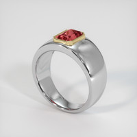 1.09 Ct. Gemstone Ring, 14K Yellow & White 2