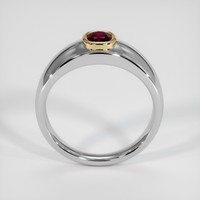 0.42 Ct. Ruby Ring, 18K Yellow & White 3