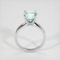 2.86 Ct. Bluish Green Sapphire Ring, Platinum 950 3