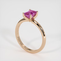 1.55 Ct. Sapphire Ring, 14K Rose Gold 2