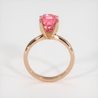 3.07 Ct. Sapphire Ring, 14K Rose Gold 3