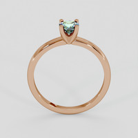 0.45 Ct. Bi Color Sapphire Ring, 18K Rose Gold 3