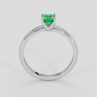 0.42 Ct. Emerald Ring, Silver 3