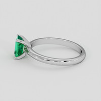 0.69 Ct. Emerald Ring, Silver 4