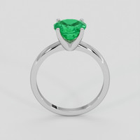 1.92 Ct. Emerald Ring, Silver 3
