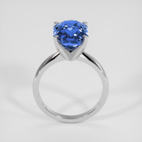 7.06 Ct. Blue Sapphire Ring, 10K White Gold 3