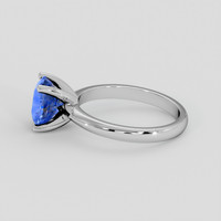 2.50 Ct. Bi Color Sapphire Ring, 10K White Gold 4