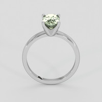 1.66 Ct. Yellowish Green Sapphire Ring, 10K White Gold 3