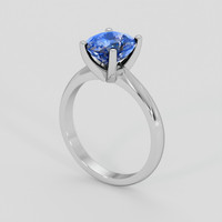 2.50 Ct. Bi Color Sapphire Ring, 14K White Gold 2
