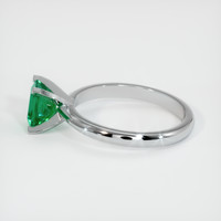 1.07 Ct. Emerald Ring, 18K White Gold 4