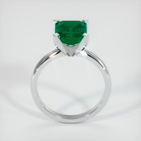 Solitaire Emerald Ring 2.45 Ct., 18K White Gold Preview