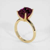 9.85 Ct. Pinkish Purple Rhodolite Garnet Ring, 10K Yellow Gold 2