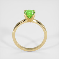 0.88 Ct. Green Demantoid Garnet Ring, 14K Yellow Gold 3