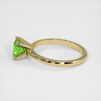 0.88 Ct. Green Demantoid Garnet Ring, 14K Yellow Gold 4