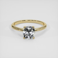 1.68 Ct. White Sapphire Ring, 14K Yellow Gold 1