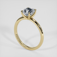 1.68 Ct. White Sapphire Ring, 14K Yellow Gold 2