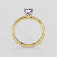 0.85 Ct. Bluish Purple Sapphire Ring, 14K Yellow Gold 3