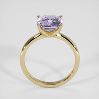 3.02 Ct. Purple Sapphire Ring, 14K Yellow Gold 3