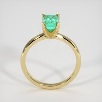 1.18 Ct. Emerald Ring, 18K Yellow Gold 3