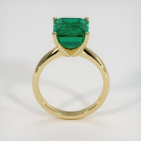 4.79 Ct. Emerald Ring, 18K Yellow Gold 3