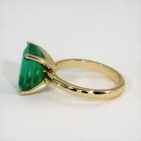 4.79 Ct. Emerald Ring, 18K Yellow Gold 4