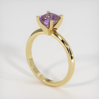 1.41 Ct. Sapphire Ring, 18K Yellow Gold 2