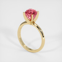 3.07 Ct. Sapphire Ring, 18K Yellow Gold 2