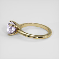 3.01 Ct. Purple Sapphire Ring, 18K Yellow Gold 4