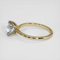 1.68 Ct. White Sapphire Ring, 18K Yellow Gold 4