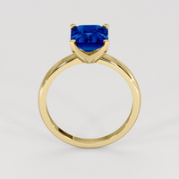 2.30 Ct. Blue Sapphire Ring, 18K Yellow Gold 3