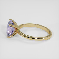 3.02 Ct. Purple Sapphire Ring, 18K Yellow Gold 4
