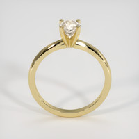0.66 Ct. Peach Sapphire Ring, 18K Yellow Gold 3