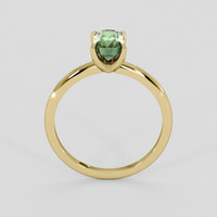 1.37 Ct. Green Sapphire Ring, 18K Yellow Gold 3