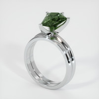 2.18 Ct. Sapphire Ring, Platinum 950 2