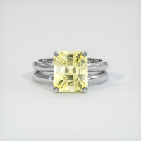 7.72 Ct. Sapphire Ring, Platinum 950 1